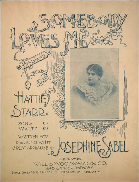 Somebody Loves Me: Ballad Sheet Music
                              Cover