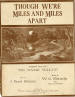 Though
                            We're Miles And Miles Apart (Adapated From
                            The "No Name Waltz"): Waltz Song
                            Sheet Music Cover