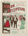 A
                            Warm Reception: Characteristic March,
                            Two-Step and Cake-Walk Sheet Music Cover