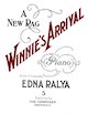 Sheet music cover for Winnie's Arrival: A
                          New Rag