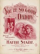 You're So Good, Daddy Sheet Music
                              Cover