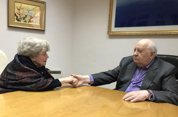 Suzanne Massie met with Gorbachev on February 21, 2017