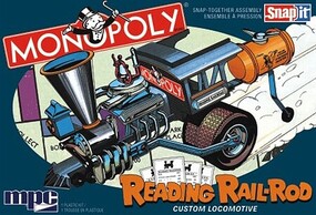 MPC Monopoly Reading Rail Rod Custom Locomotive