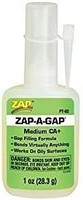 Pacer Zap-A-Gap CA+ 1oz (GREEN) 12bx