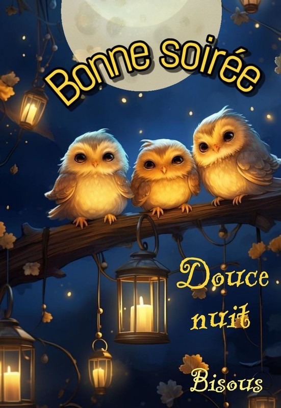 BONNE SOIREE & DOUCE NUIT