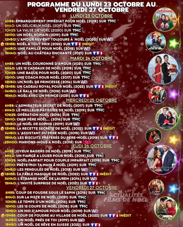 FILMS DE NOEL