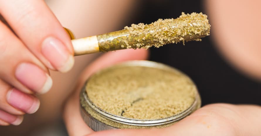 Kief on the joint