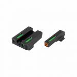 Truglo TFX PRO Green Tritium Orange Ring for SIG #8 Front/#8 Rear