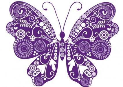 Beautiful butterflies vector