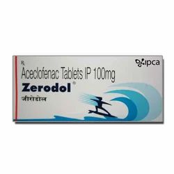 Zerodol Aceclofenac Tablets, Ipca, Rs 100 /pack Nailesh Desai Trading  Private Limited | ID: 18143763788