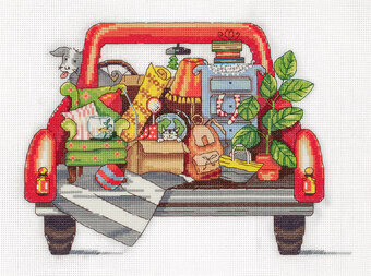 Moving Truck - Cross Stitch Kit