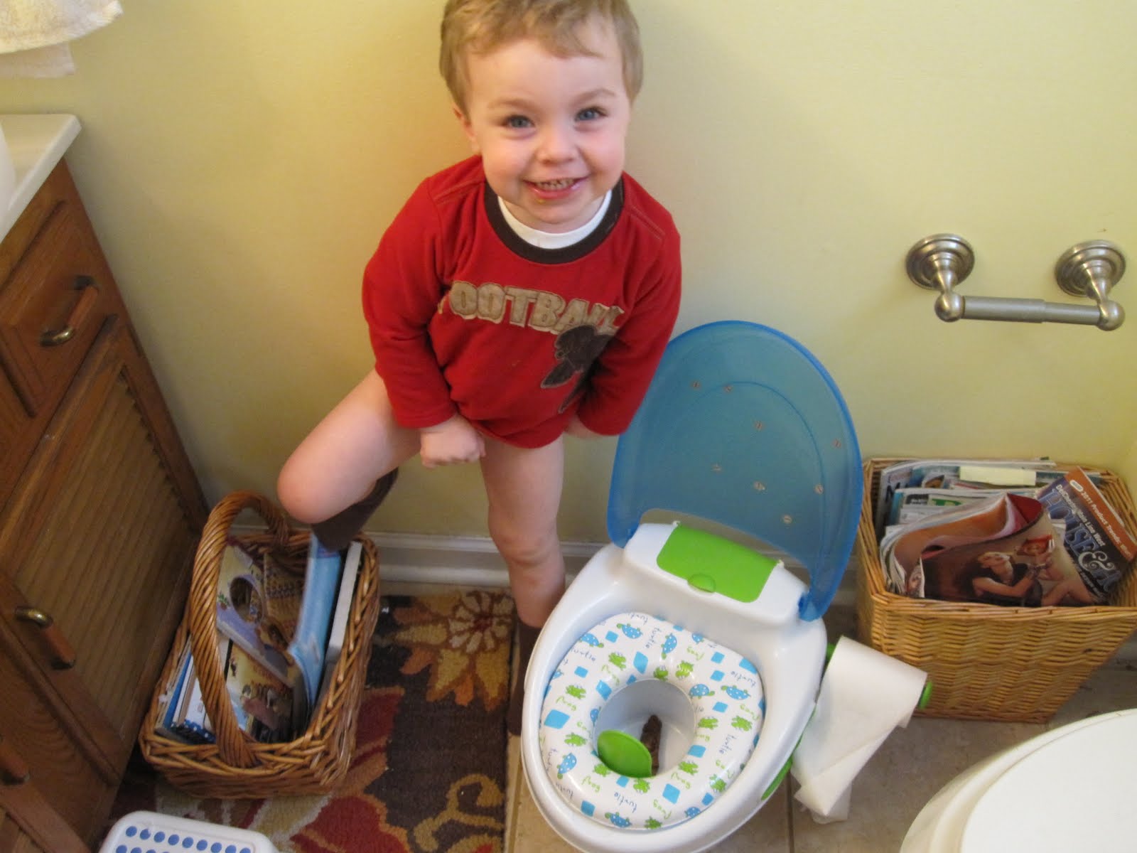 Kids On Potty