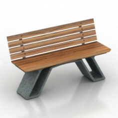 Bench 3D Model