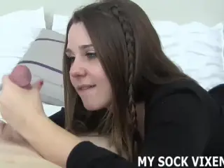 How cute do I look in my new knee high socks JOI