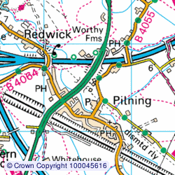 1:50,000 Modern Day Landranger(TM) Map © Crown Copyright