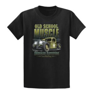 Old School Muscle American Rattitude – Tall Graphic Tee