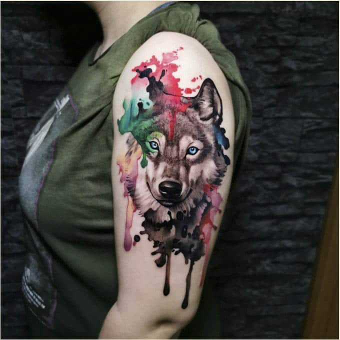 35 Of The Best Wolf Tattoos For Men in 2023  FashionBeans