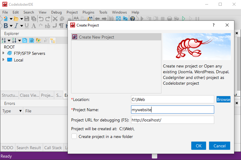 New CodeLobster project