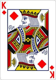 Large King of Diamonds