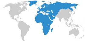 EMEA Map With Names