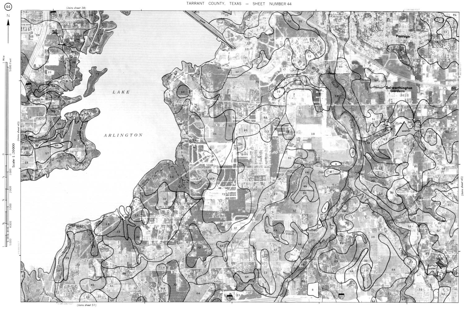 Soil Survey of Tarrant County, Texas
                                                
                                                    44
                                                