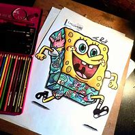 Image result for How to Draw a Cool Spongebob