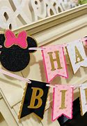 Image result for Minnie Mouse Gold Banner