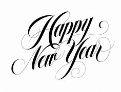 Image result for Happy New Year Cursive