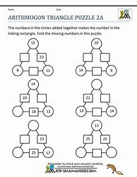 Image result for Math Puzzles for Grade 2