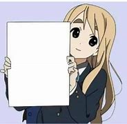 Image result for Anime Girl Holding Paper