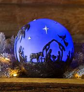 Image result for Lighted Indoor Nativity Sets