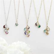 Image result for Personalized Birthstone Necklace