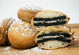 Image result for Deep Fried Funnel Cake with Oreo