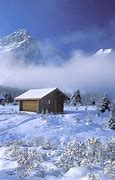 Image result for Winter Log Cabin Desktop Wallpaper