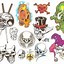 Image result for Skull Tattoo Flash Art