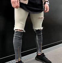 Image result for Males Ripped Skinny Jeans