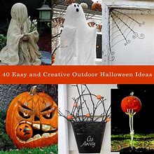 Image result for Creative Outdoor Halloween Decorations