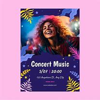 Image result for Concert Poster Template