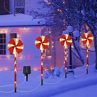 Image result for Christmas Pathway Lights Outdoor