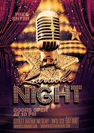 Image result for Karaoke Flyer Template