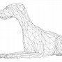 Image result for Dog Lying Down Drawing