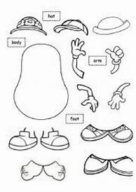 Image result for Mr Potato Head Kids Art Template