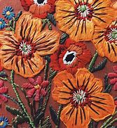 Image result for Embroidery Paw Print Flowers