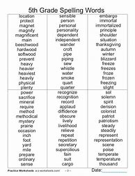 Image result for 6th Grade Spelling List 300 Words