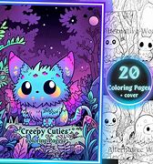 Image result for Cute Kitten Coloring Pages Kawaii