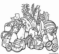 Image result for Fall Harvest Coloring Sheets