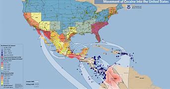 Image result for Drug Trafficking Routes Map