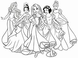 Image result for Disney Princess Coloring Sheets