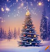 Image result for Folk Art Tree with Animals in Winter