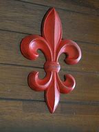 Image result for Colorful Fleur De Lis Wall Decor